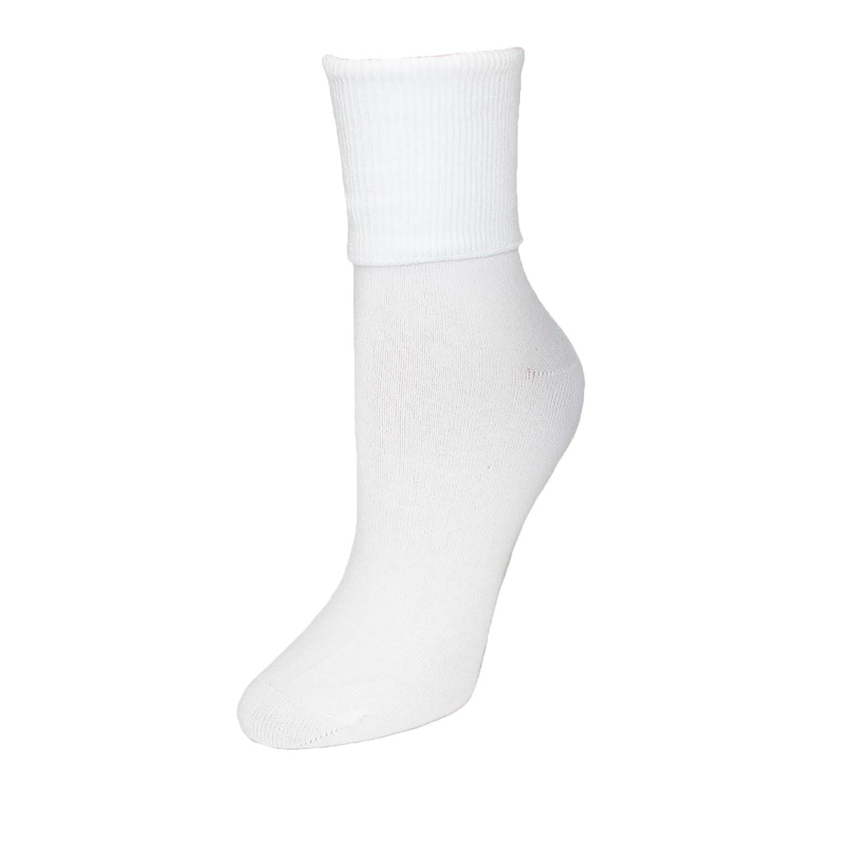 Women's Plus Size Cotton Turn Cuff Sock by Jefferies Socks