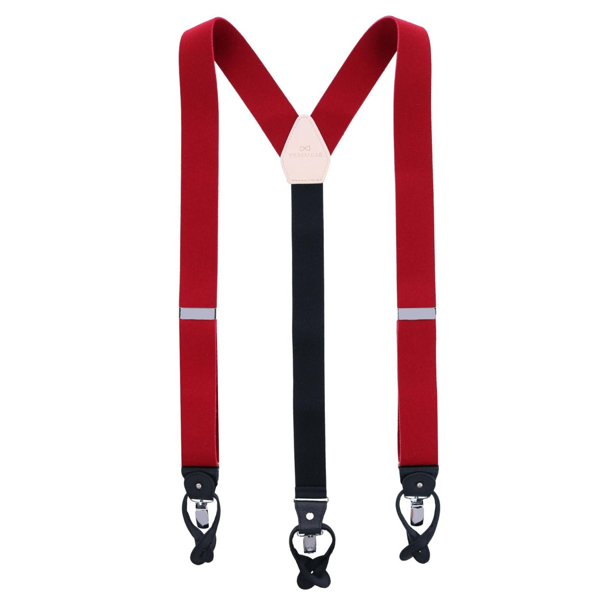 Trafalgar Men's The Golf Dream Silk Button End Suspenders