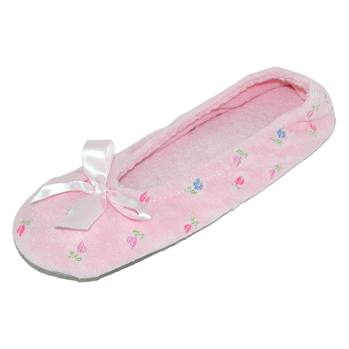 Isotoner terry deals ballerina slippers