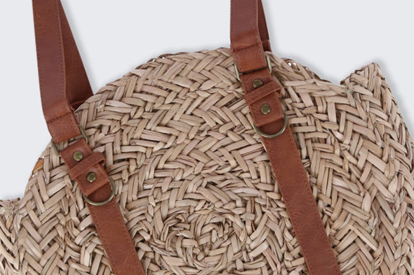 Straw handbag width=