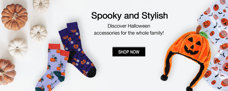 Spooky and Stylish: Discover Halloween accessories for the whole family! Shop now. width=