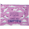 The Bullish Store Women's Always Be A Unicorn Jumbo Pouch