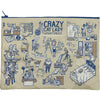 The Bullish Store Women's Crazy Cat Lady Apartment Jumbo Pouch