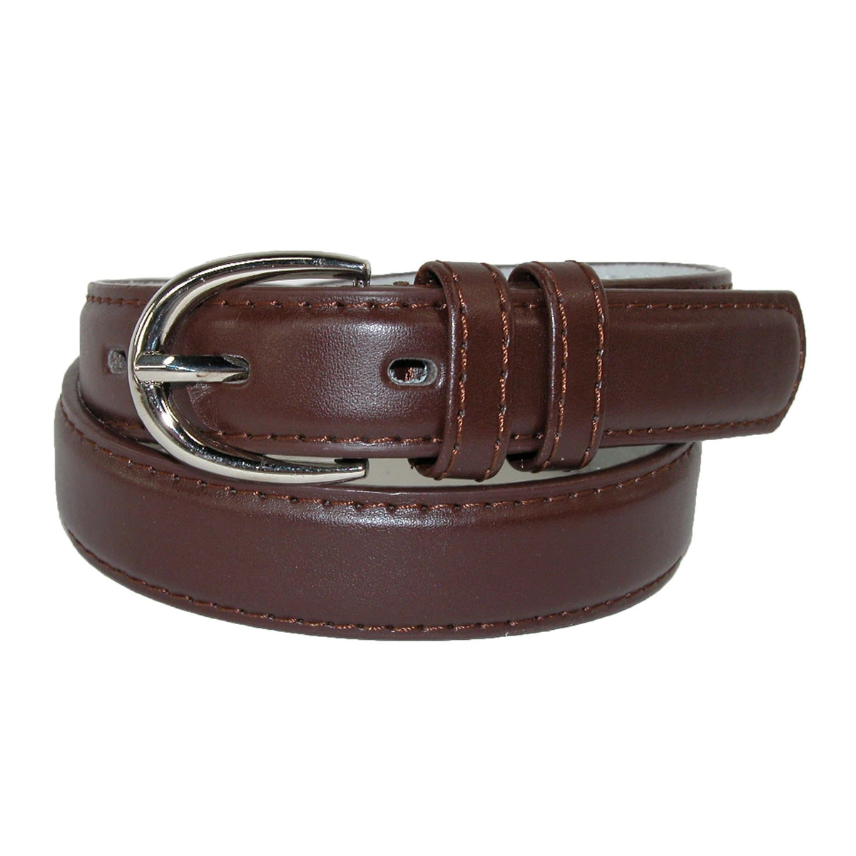 Kid's Leather 1 inch Basic Dress Belt (Pack of 2) by CTM | Dress Belts ...