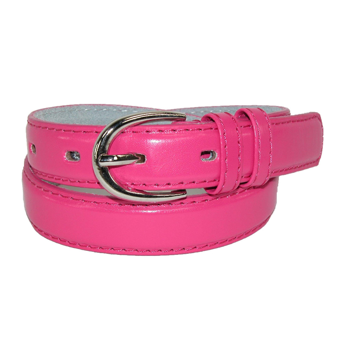 Kid's Leather 1 inch Basic Dress Belt (Pack of 2) by CTM | Dress Belts ...