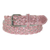 Girls' Metallic Braided Belt