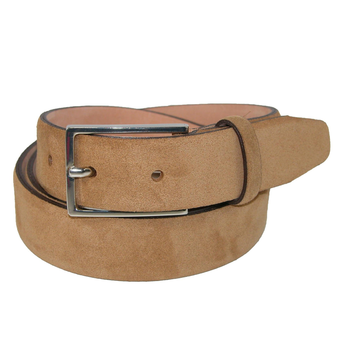 Men's Stratton Italian Leather Suede Belt by The British Belt Company ...