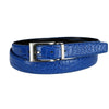 Leather Croc Print Belt