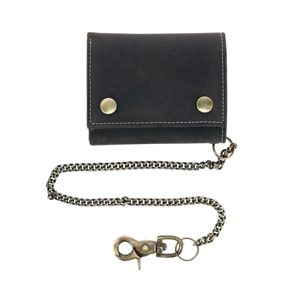 Men's RFID Hunter Leather Chain Wallet by CTM | Chain Wallets at ...
