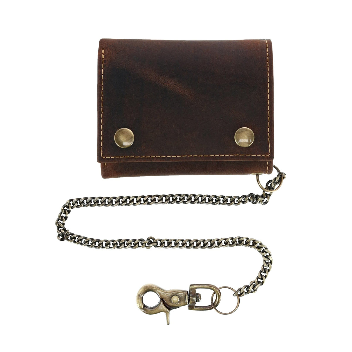 Men's RFID Hunter Leather Chain Wallet by CTM | Chain Wallets at ...