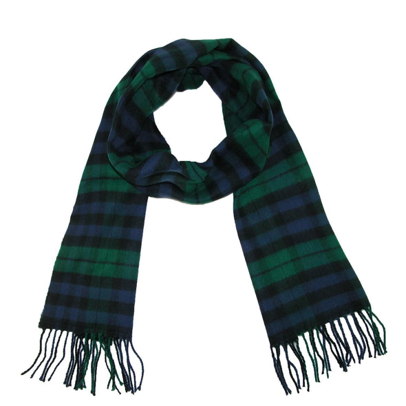 Soft Plaid Winter Scarf