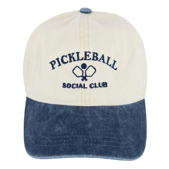 Unisex Pickleball Social Club Two Toned Baseball Hat