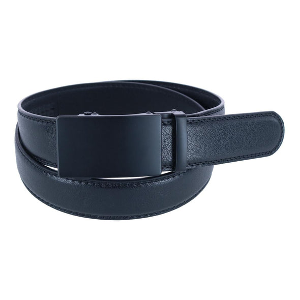 Men's Sleek Leather Adjustable Ratchet Belt