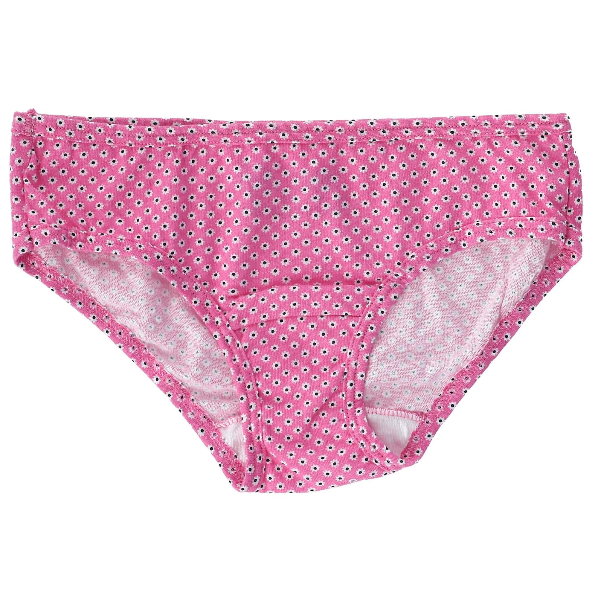 New Fruit of the Loom Girl's Assorted Cotton Bikini Underwear (10 Pack)