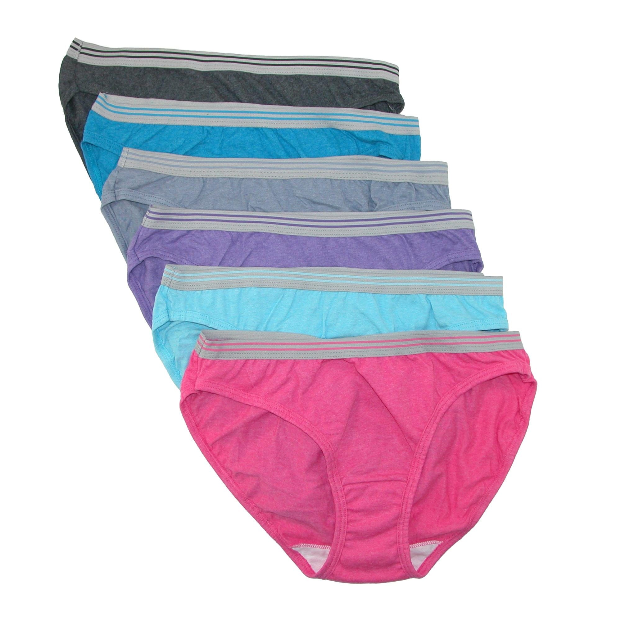 Hanes Cotton Bikini Panties 10-Pack Womens Ultra Soft Waistband Underwear  Cotton