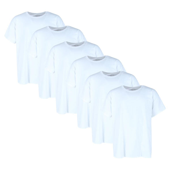 Men's Big and Tall Crewneck Short Sleeve (6 Pack)