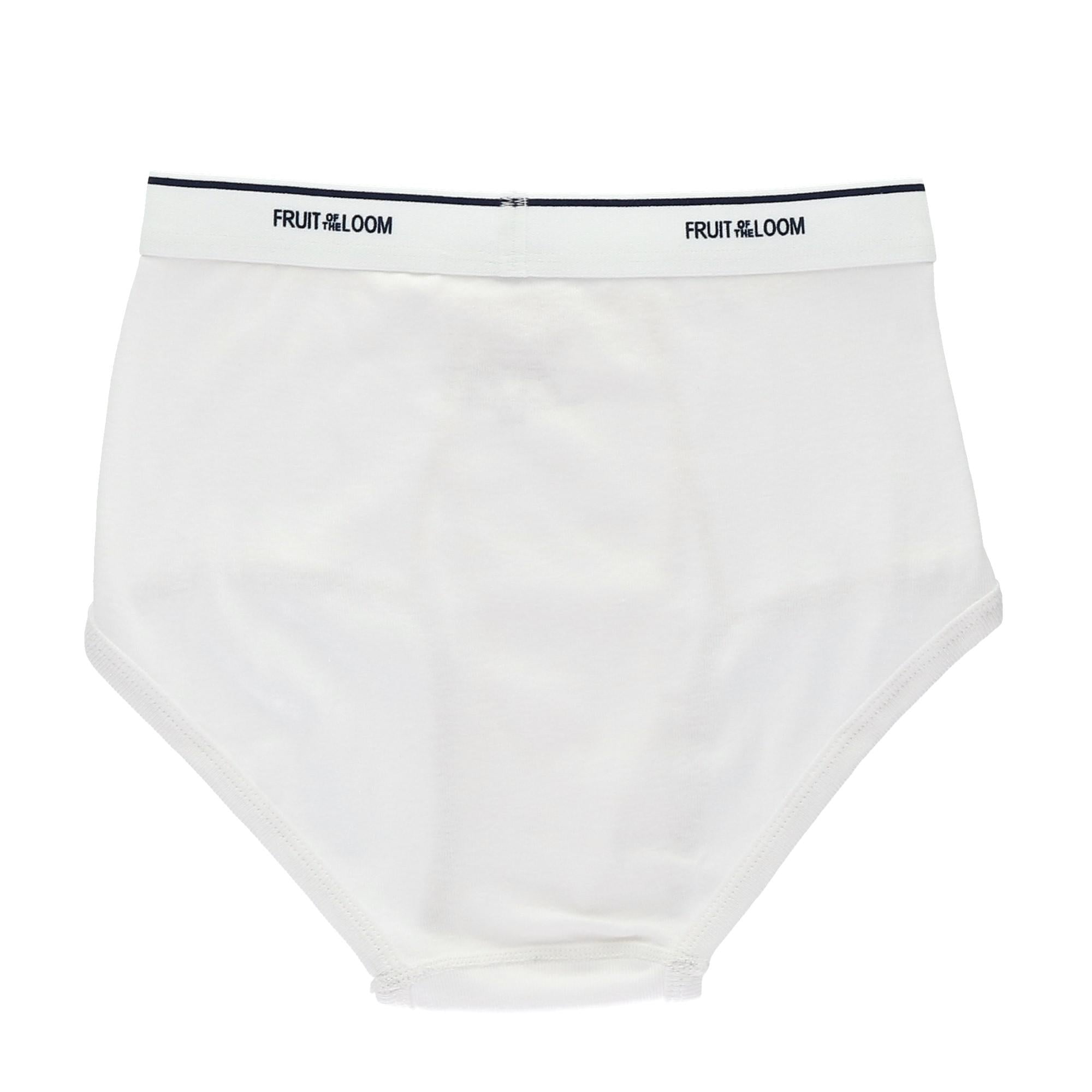 Men's Fruit Of The Loom White Briefs,size xl - at -  