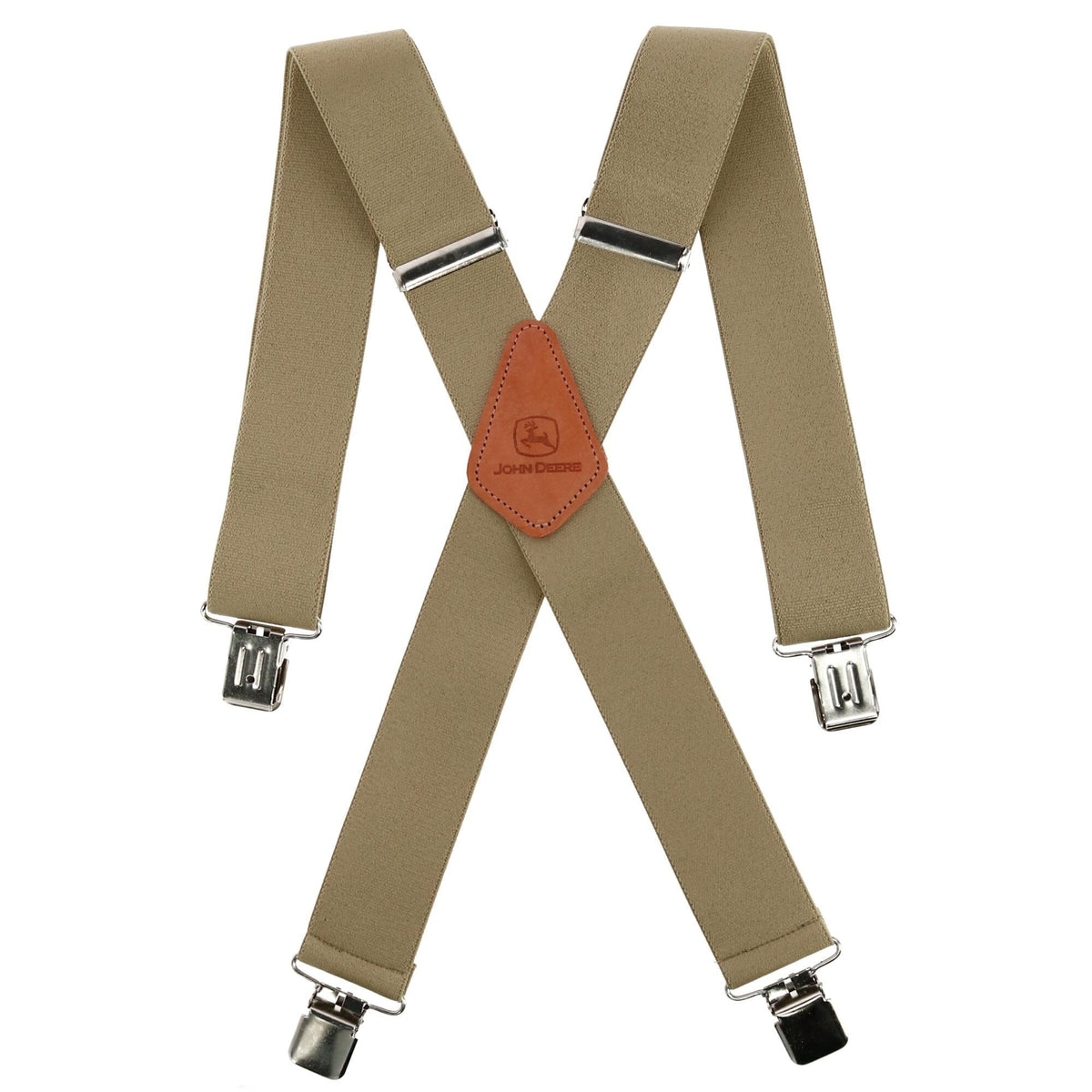 Men's Elastic 2 Inch Wide Clip-End Suspenders by John Deere | Clip-End ...