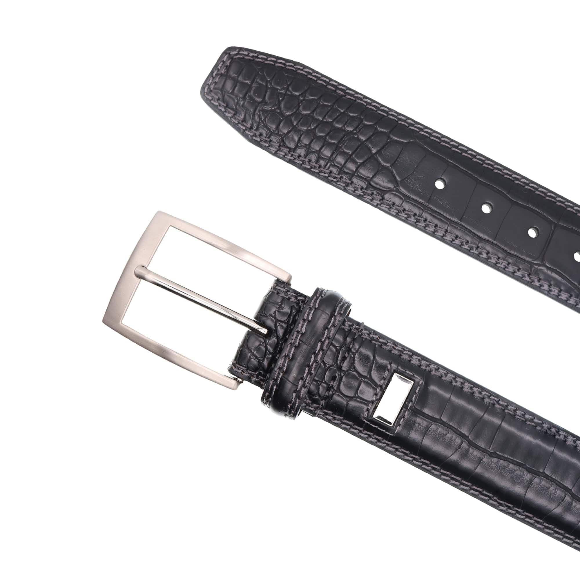 Men's Croco Print Golf Belt by Greg Norman | Dress Belts at