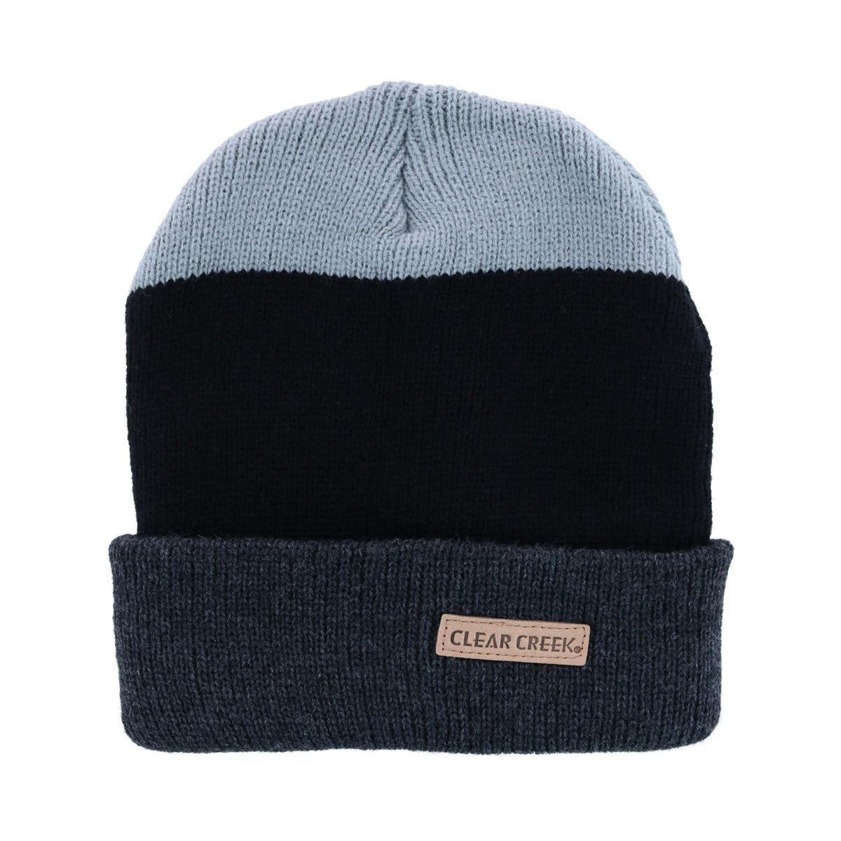 Men's Knit Tri-Color Winter Cuff Hat by Clear Creek | Beanies at ...