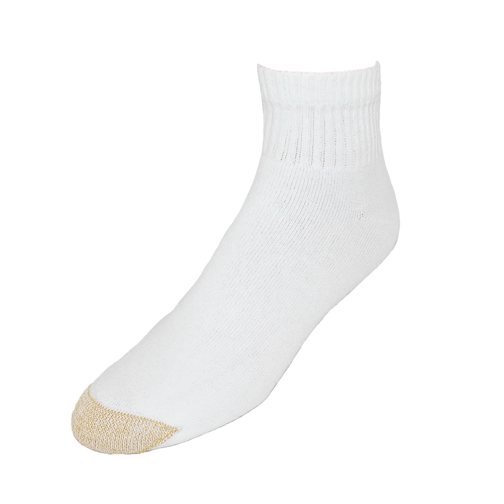 Men's Big & Tall Cotton Quarter Socks (Pack of 6) by Gold Toe | Big and ...