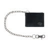 Men's Leather Bifold Chain Wallet