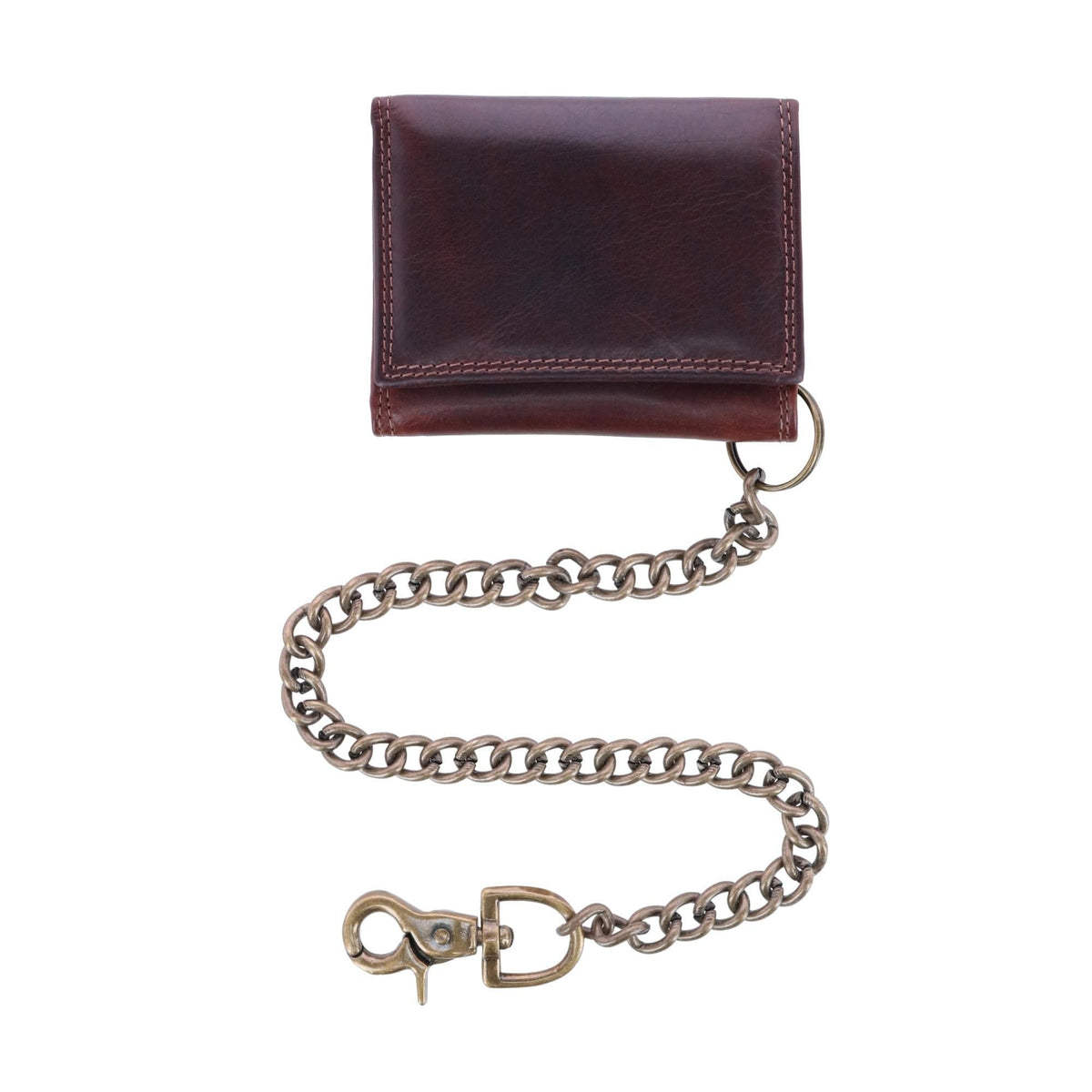 Men's Colorado Leather RFID Trifold Chain Wallet by CTM | Chain Wallets ...