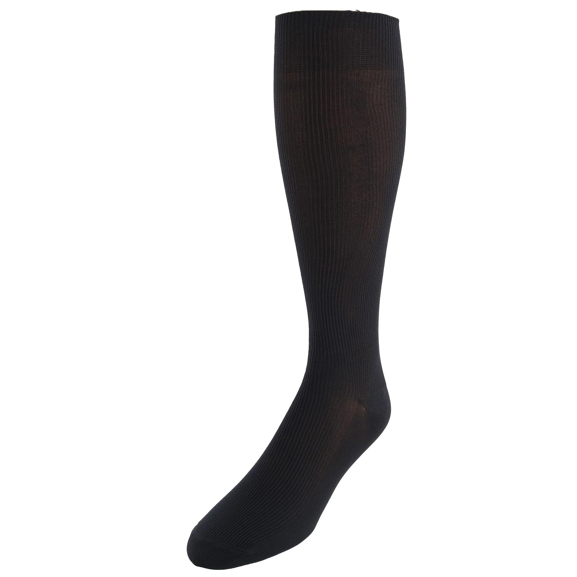 Men's Ribbed Dress Over the Calf Socks by Jefferies Socks | Over The ...