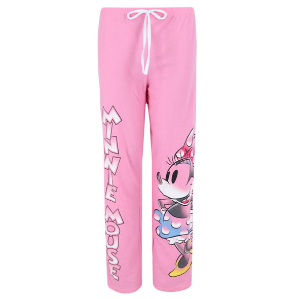 Women's Disney Minnie Mouse Open Bottom Lounge Pants