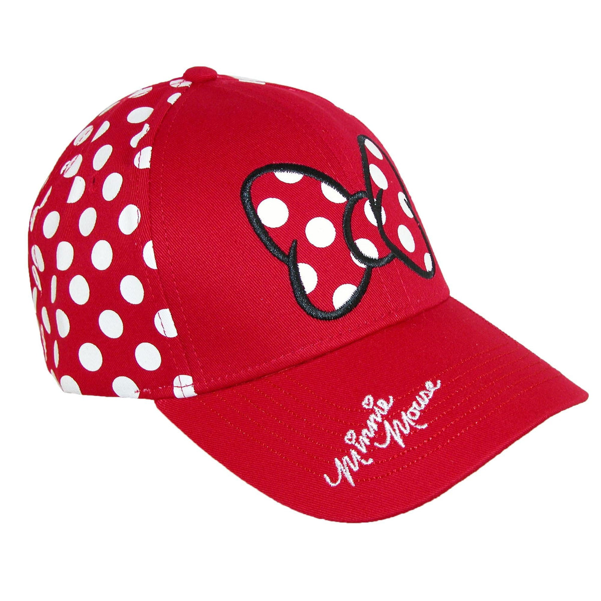 Women's Minnie Mouse Polka Dots Baseball Hat By Disney | Baseball Caps ...