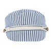 Women's Navy Pinstripe Greek Sailor Fisherman Hat