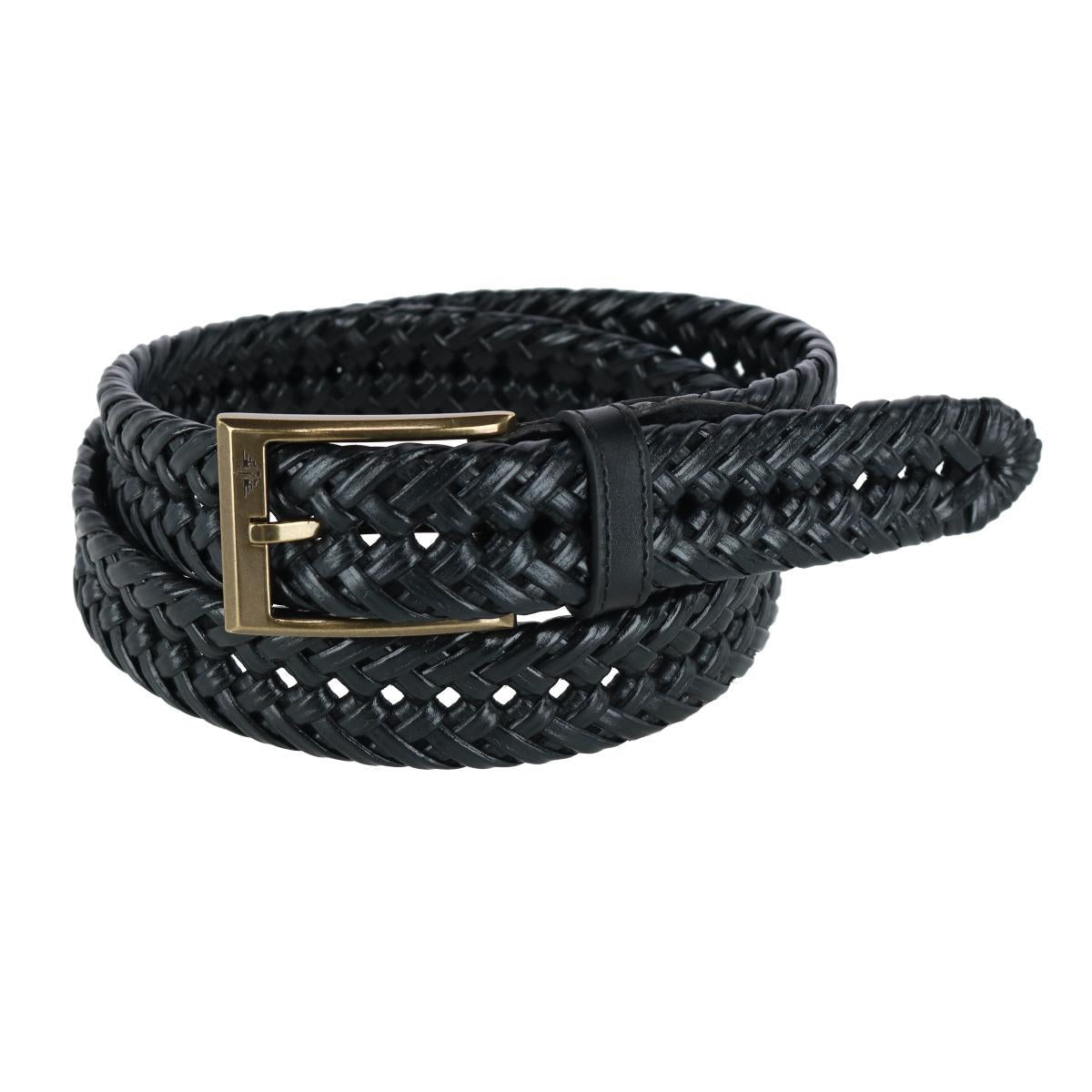 Men's Braided Leather Belt