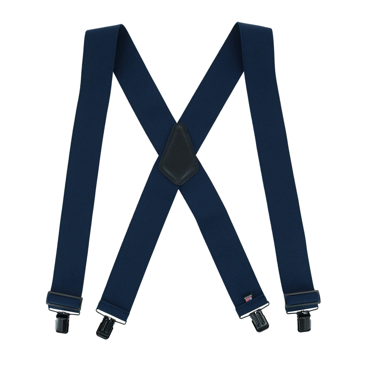 Men's Big & Tall Solid Color X-Back Clip-End Suspenders by Perry ...