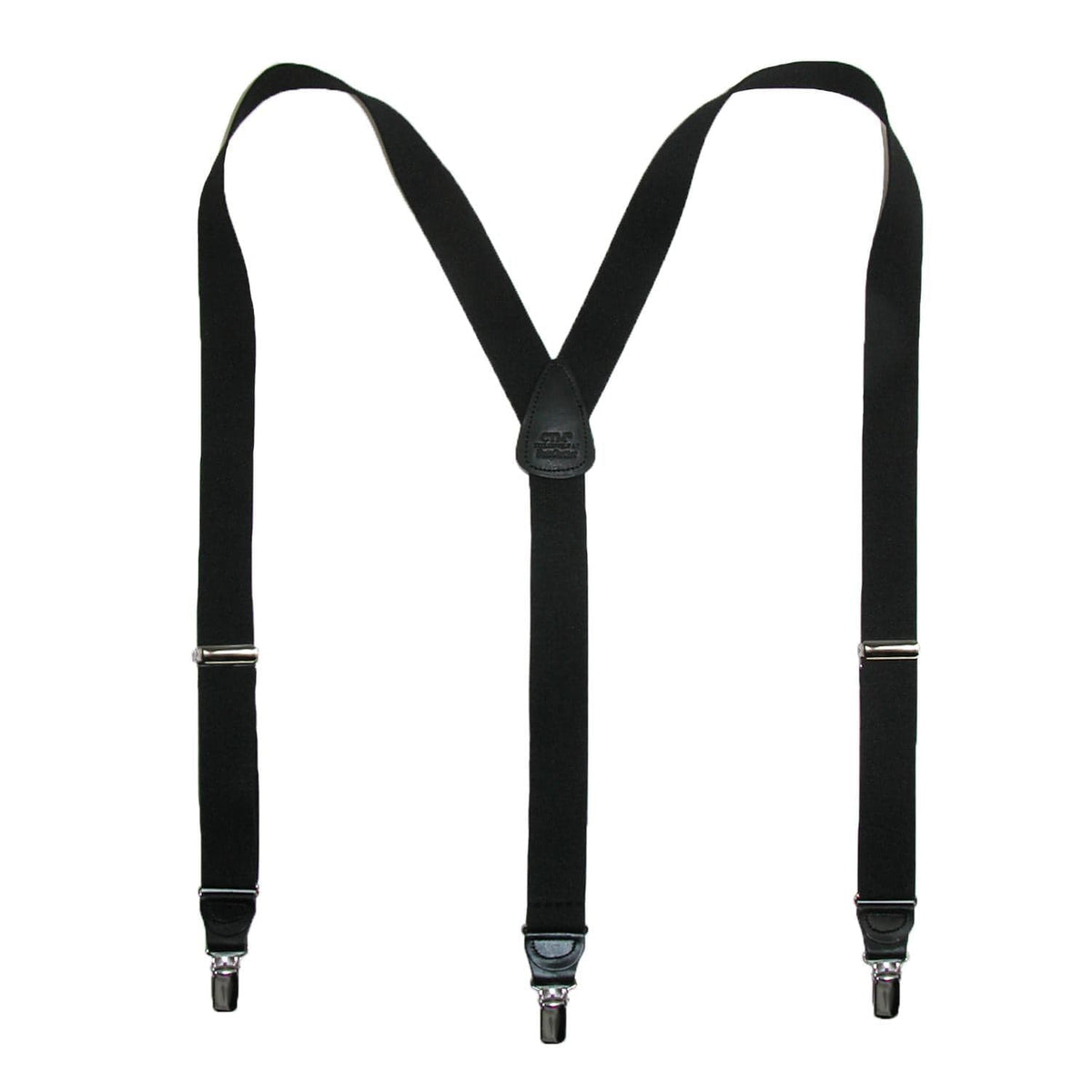 Men's Big & Tall Elastic Clip End Premium Solid Suspenders by CTM | Big ...