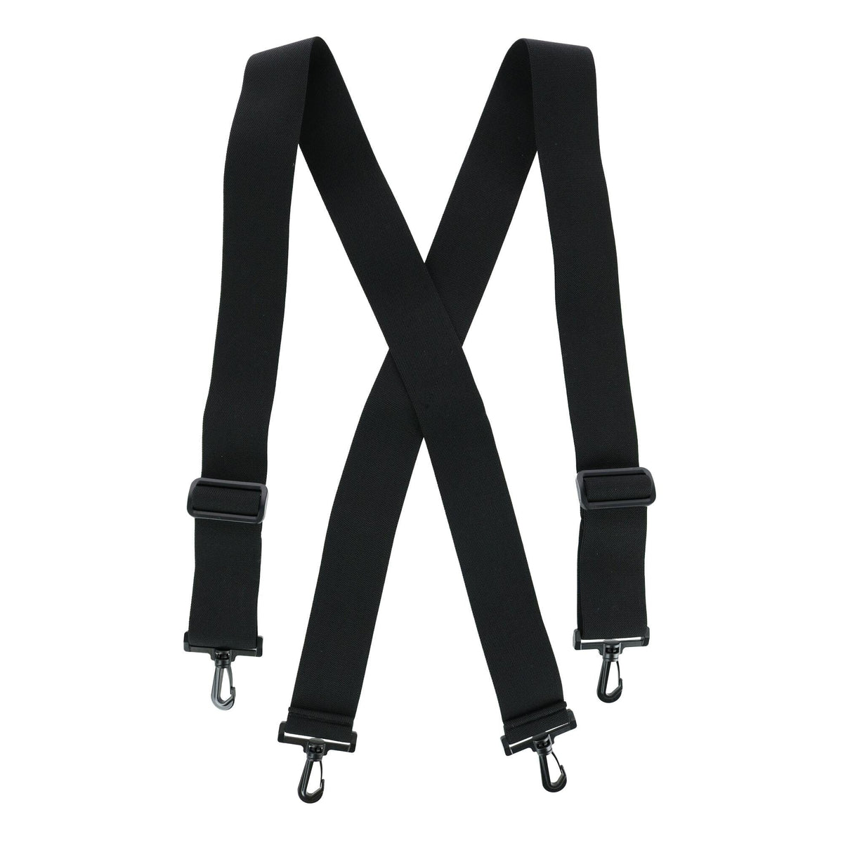 Men's Elastic X-Back Suspenders with Plastic Hook Ends by CTM | Swivel ...