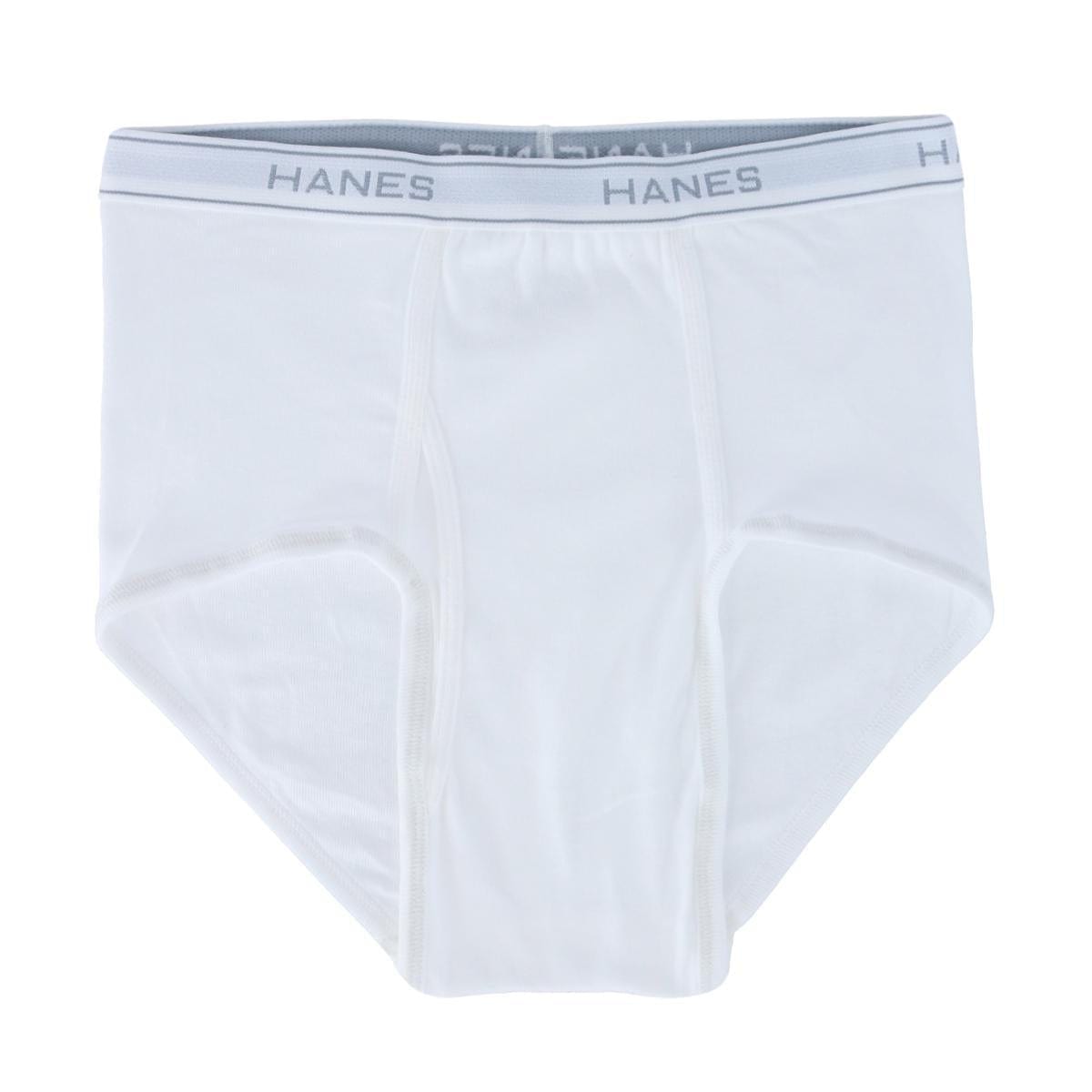 Hanes Men's Cotton White Briefs with Comfort Flex Waistband (Pack