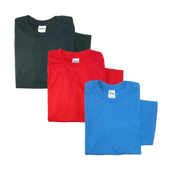 Men's Crew Neck Cotton T Shirt (Pack of 3)