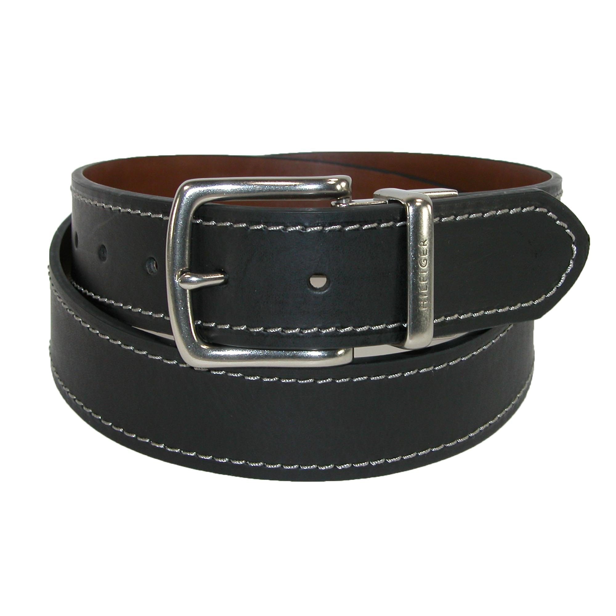 Tommy Hilfiger Men's Casual Contrast-Stitch Belt, Brown, 32 : :  Clothing, Shoes & Accessories