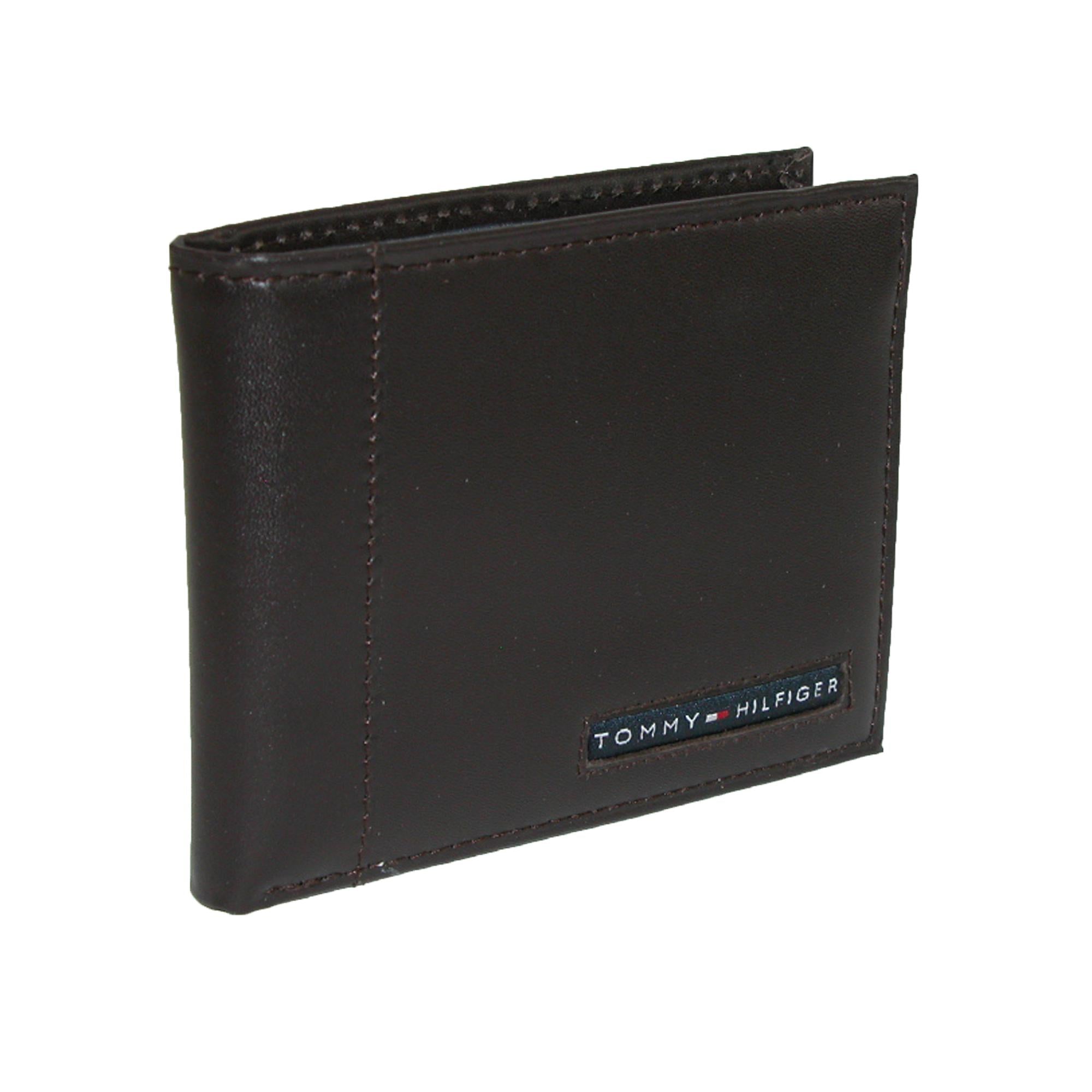 Men's Leather Cambridge Bifold Passcase Wallet by Tommy Hilfiger | Passcase  Wallets at BeltOutlet.com