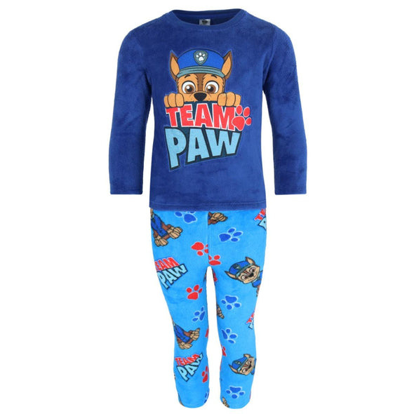 Toddler Boys Paw Patrol Long Sleeve Fleece Pajama Set