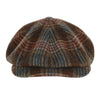 Men's Retro Newsboy Cap with Curved Peak