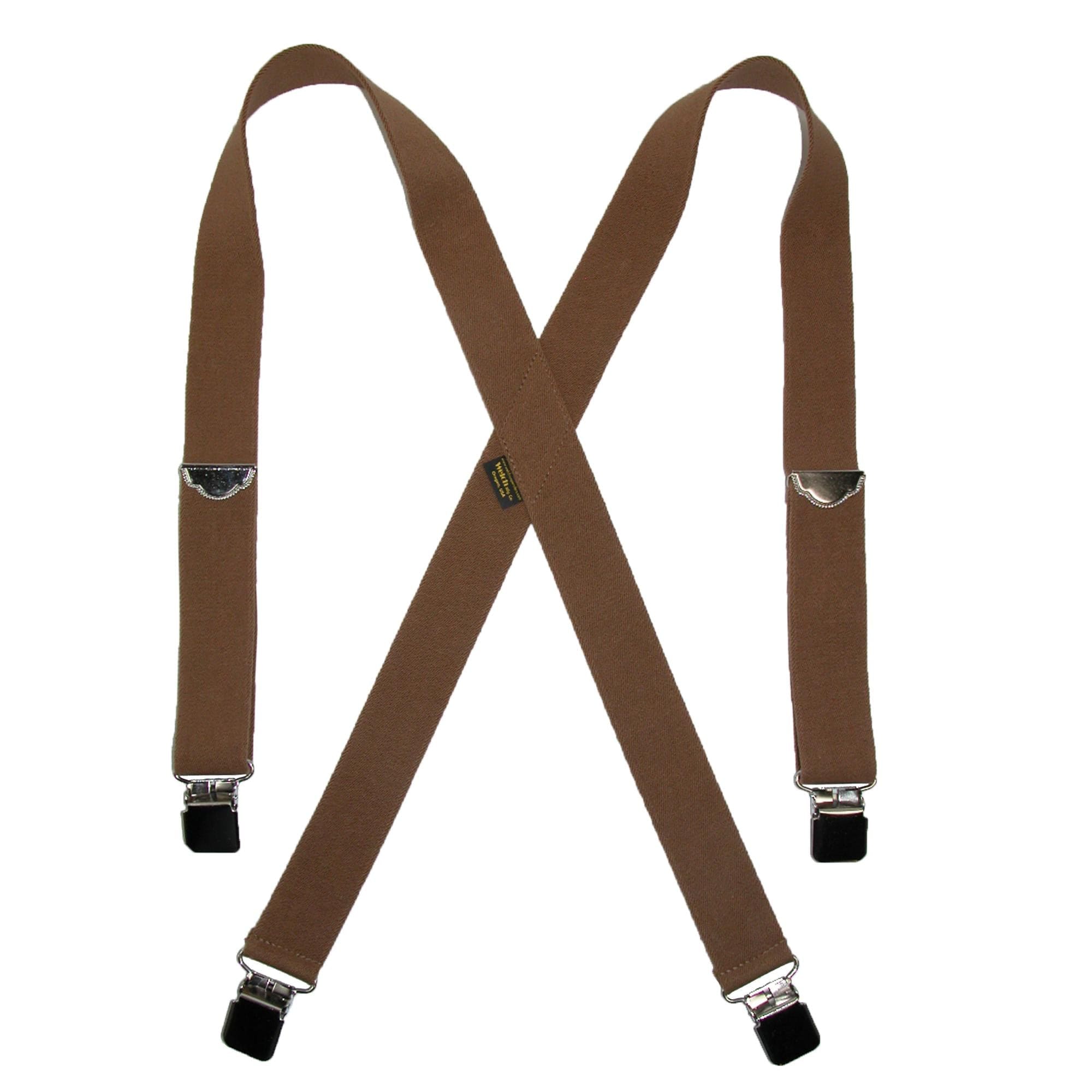 Men's Big & Tall Elastic Clip End Double Face Suspenders by Welch