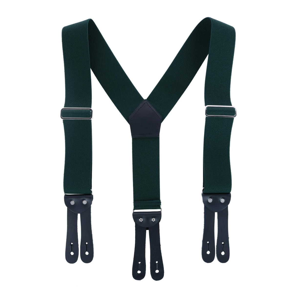 Men's Big & Tall Elastic Button-End Y-Back 2 Inch Work Suspenders by ...